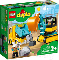 Конструктор Lego Duplo Грузовик и гусеничный экскаватор 10931
