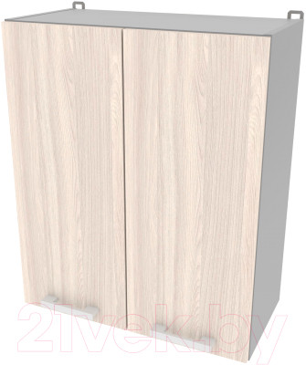 Шкаф навесной для кухни Интерлиния Компо ВШС60-720-2дв (шимо светлый) - фото 1 - id-p225878467