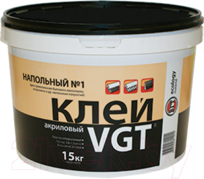 Клей для напольных покрытий VGT №1 Эконом (15кг) - фото 1 - id-p225876464