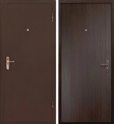Входная дверь Промет Спец Pro BMD венге/антик медь (96x206, правая) - фото 1 - id-p225894994
