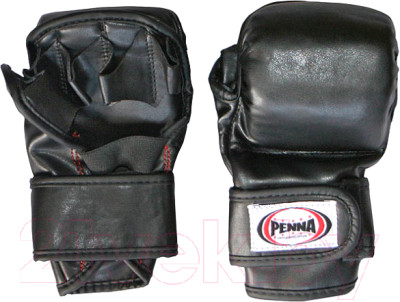 Перчатки для единоборств Penna 04-003 (XL, черный) - фото 1 - id-p225885813