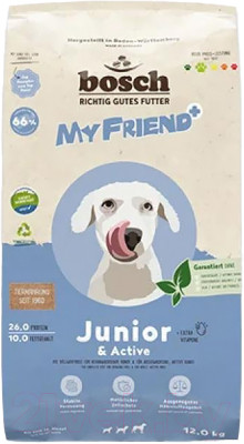 Сухой корм для собак Bosch Petfood My Friend+ Junior & Active (12кг) - фото 1 - id-p225899471