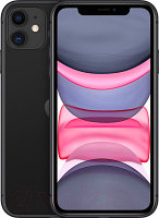 Смартфон Apple iPhone 11 128GB A2221 / 2BMWM02 восстановленный Breezy грейд B (черный)
