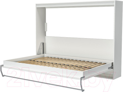 Шкаф-кровать трансформер Макс Стайл Strada 18мм 140x200 (белый базовый W908 ST2) - фото 1 - id-p225893893