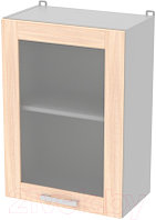 Шкаф навесной для кухни Интерлиния Компо ВШ50ст-720-1дв (дуб молочный)