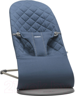 Детский шезлонг BabyBjorn Bliss Cotton Midnight Blue / 0060.15 - фото 1 - id-p225842323