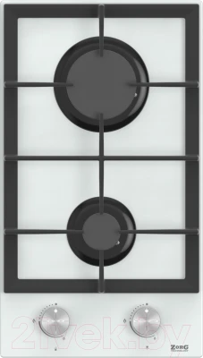 Газовая варочная панель ZORG Domino WH (белый) - фото 1 - id-p225845382