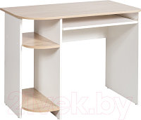 Компьютерный стол Мебель-Класс Компакт (белый/дуб сонома)