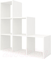 Стеллаж Мебель-Класс Куб-4 (белый)