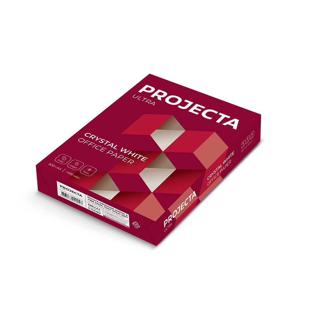 Бумага для принтера PROJECTA Ultra, А4, марка A, 80г/м2, 500л - фото 3 - id-p225901928