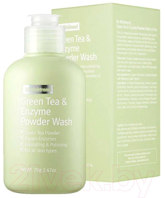 Пудра для умывания By Wishtrend Green Tea & Enzyme Powder Wash (110г) - фото 1 - id-p225884578