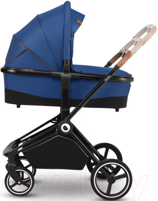 Детская универсальная коляска Lionelo Mika 2 в 1 (синий/темно-синий) - фото 1 - id-p225840329