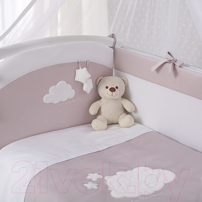 Комплект постельный для малышей Perina Бамбино / ББ6-01.2 (6 предметов, серый) - фото 1 - id-p225853418