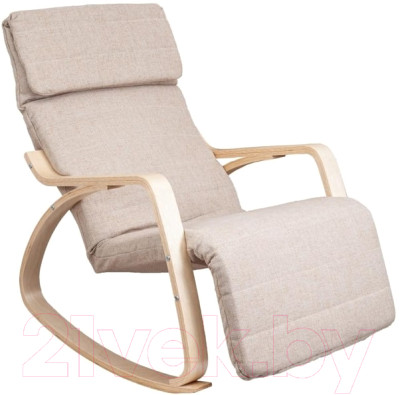Кресло-качалка Calviano Relax 1101 (светло-бежевый) - фото 1 - id-p225849434