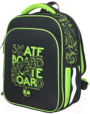 Школьный рюкзак Schoolformat Ergonomic 2а4к Neon Skate РЮКЖК2А4К-НСК (черный) - фото 1 - id-p225856409