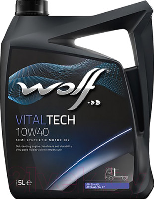Моторное масло WOLF VitalTech 10W40 / 14626/5 (5л) - фото 1 - id-p225871597