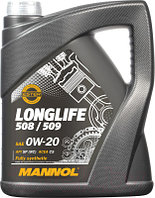 Моторное масло Mannol Longlife 508/509 0W20 SP (RC) / MN7722-5 (5л)