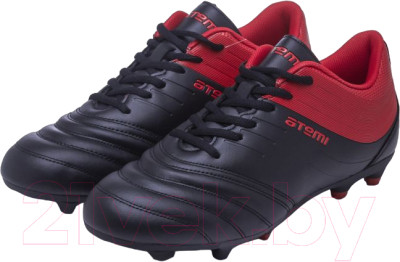 Бутсы футбольные Atemi Msr SBA-002 (черный/красный, р-р 41) - фото 1 - id-p225878585