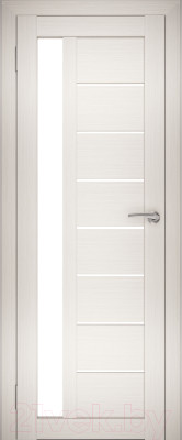 Дверь межкомнатная Юни Амати 04 70x200 (эшвайт/стекло белое) - фото 1 - id-p225891704
