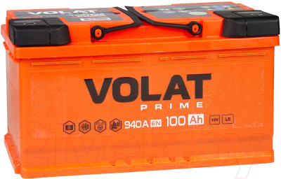 Автомобильный аккумулятор VOLAT Prime R+ (100 А/ч) - фото 1 - id-p225852444