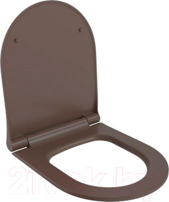 Сиденье для унитаза Ambassador Nord / 132T20601S (коричневый матовый) - фото 1 - id-p225850446