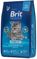 Сухой корм для кошек Brit Premium Cat Kitten с курицей / 5049684 (8кг)