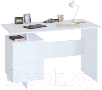 Письменный стол Сокол-Мебель СПМ-19 (белый) - фото 1 - id-p225857384