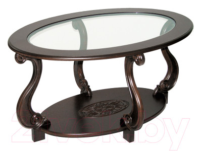 Журнальный столик Мебелик Овация С (темно-коричневый) - фото 1 - id-p225845489
