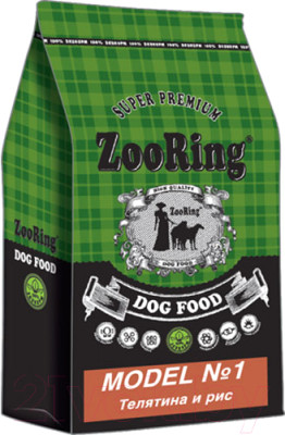 Сухой корм для собак ZooRing Model №1 Телятина и рис 424719 (10кг) - фото 1 - id-p225875627