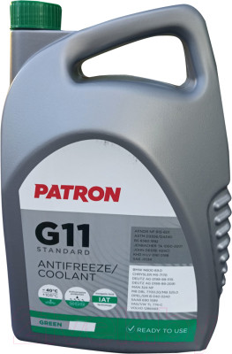 Антифриз Patron G11 Green / PCF4020 (20кг) - фото 1 - id-p225881603
