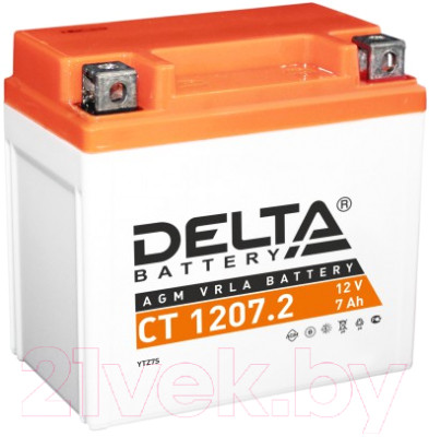 Мотоаккумулятор DELTA AGM СТ 1207.2 / YTZ7S (7 А/ч) - фото 1 - id-p225892951