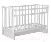 Детская кроватка VDK Magico Mini / Кр1-03м (белый)