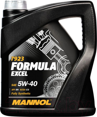Моторное масло Mannol Formula Excel 5W40 SN / MN7923-5 (5л) - фото 1 - id-p225881617