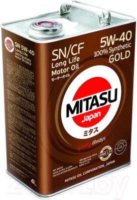Моторное масло Mitasu Gold LL SN/CF 5W40 / MJ-107-4 (4л) - фото 1 - id-p225868662