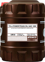 Трансмиссионное масло Pemco TO-4 Powertrain Oil SAE 10W / PM2601-20 (20л)