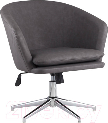 Кресло офисное Stool Group Харис / HARRIS 15 (регулируемое/ПУ, серый) - фото 1 - id-p225845530
