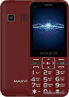 Мобильный телефон Maxvi P3 (винный красный)