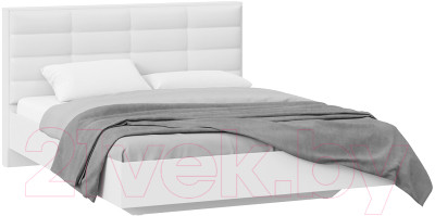 Двуспальная кровать ТриЯ Агата тип 1 160x200 (белый) - фото 1 - id-p225844487
