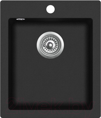 Мойка кухонная Aquasanita SIMPLEX SQS100 (черный металлик) - фото 1 - id-p225845534