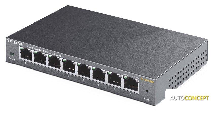 Настраиваемый коммутатор TP-Link TL-SG108E - фото 4 - id-p225901779