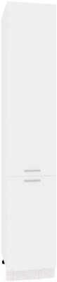 Шкаф-пенал кухонный Кортекс-мебель Корнелия Лира НШП40 (белый) - фото 1 - id-p225896382