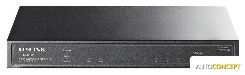 Управляемый коммутатор 2-го уровня TP-Link TL-SG2210P - фото 1 - id-p225901790