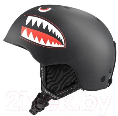 Шлем горнолыжный Luckyboo Future / 50173 (S, черный) - фото 1 - id-p225868702