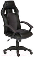 Кресло геймерское Tetchair Driver экокожа/ткань (черный/серый)