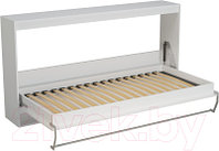 Шкаф-кровать трансформер Макс Стайл Strada 18мм 90x200 (белый базовый W908 ST2)