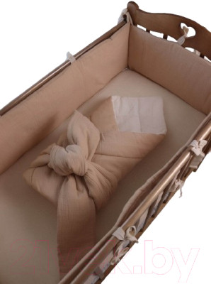 Комплект постельный для малышей Сладкие грезы X7270805 (муслин американский, бежевый) - фото 1 - id-p225850523