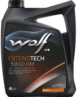 Моторное масло WOLF ExtendTech 5W40 HM / 28116/4 (4л)