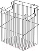 Корзина для белья откидная Starax S-8115-С (крепление к фасаду, хром)