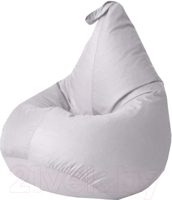 Бескаркасное кресло Kreslomeshki Груша-Капля XXL / GK-135x100-S (серебро) - фото 1 - id-p225860588