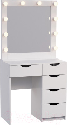 Туалетный столик с зеркалом Мир Мебели SV-25 с подсветкой - фото 1 - id-p225845586